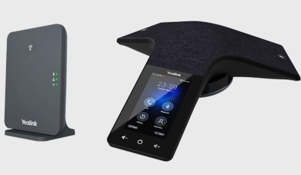 Yealink CP935W-BASE Wireless Touch-Sensitive Conference Phone - Includes W70B Wireless DECT Base Station