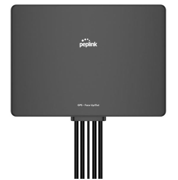 Peplink 40G Slim Antenna - 4x Cellular | 1x GPS ANT-SLM-40G-S-B-6