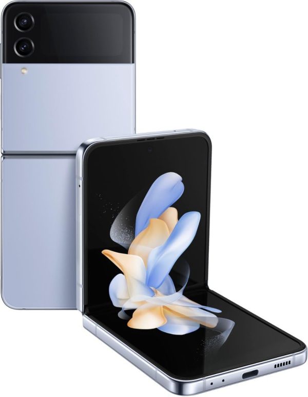 Samsung Galaxy Z Flip4 5G (128GB) (Blue, Pink gold)