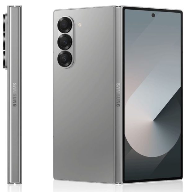 Samsung Galaxy Z Fold6 (256GB) (Silver Shadow, Navy)
