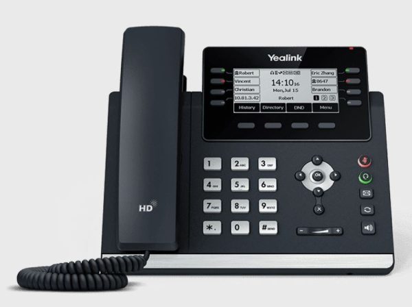 Yealink SIP-T43U Dual Port Gigabit 12 Line Sip Accounts 3.7 inch Screen